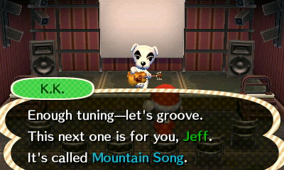 K.K.: Enough tuning--let's groove. This next one is for you, Jeff. It's called Mountain Song.