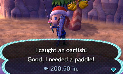 Catching my first ever oarfish!