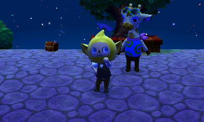 My "official" look wearing a cafe uniform, brown formal pants, dress socks, tasseled loafers, and a yellow Pikmin hat.