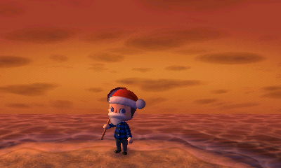 An orange morning sky on a Club Tortimer island.