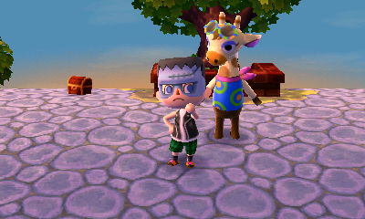 Monster Jeff wearing a pleather vest from Gracie.