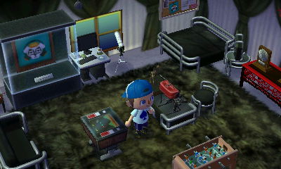 A room of sleek furniture in the SpotPass home of Ray from Jojo.