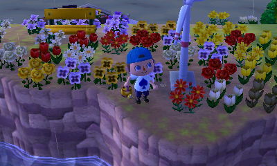 The first signs of grass regrowth near my wind turbine.