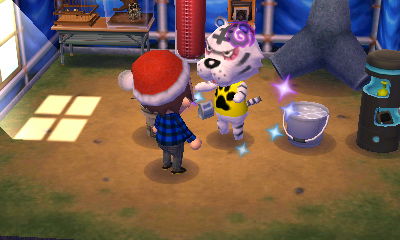 Rolf takes his medicine.