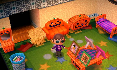 This carpeting and wallpaper are not a good match.