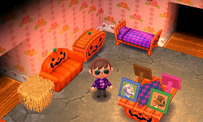 A lovely wall and concrete floor that Saharah installed in my house.