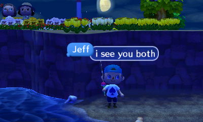 Seeing Wendy and Daisy sitting on my bench above from down on the beach.