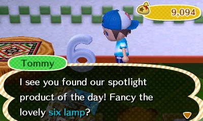 Tommy: I see you found our spotlight product of the day! Fance the lovely six lamp?