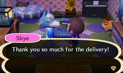 Skye: Thank you so much for the delivery!