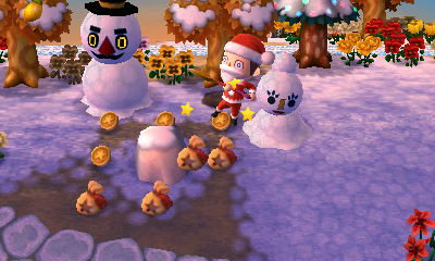 I bang the money rock with my shovel.