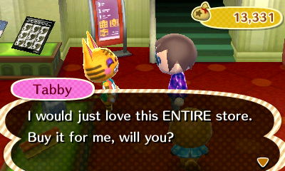 Tabby: I would just love this ENTIRE store. Buy it for me, will you?