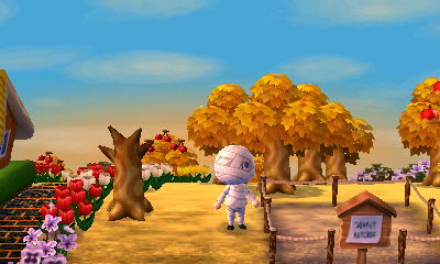 Tammy's house plot and a nearby dead tree.