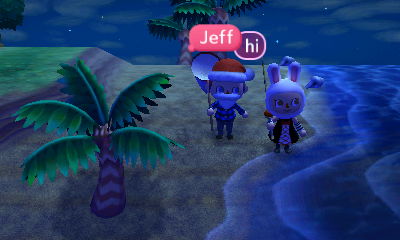 Me saying hello to a non-responsive bunny named Tania.