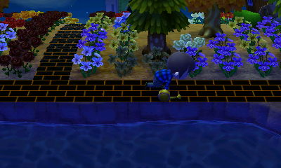 Me on my knees as I was standing up after falling.