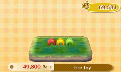Tire toy PWP: 49,800 bells.