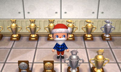 All of my trophies so far.