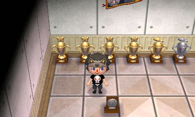 My new trophy room at the museum.