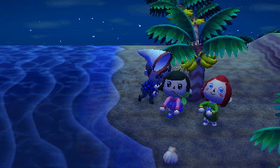 Using my net to catch Daisy and Skye, who were making weird faces and looking up.