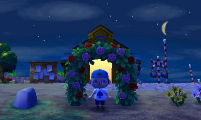 The flower arch PWP in Wendy's town.