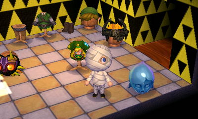 The Zelda themed room of someone I StreetPassed.