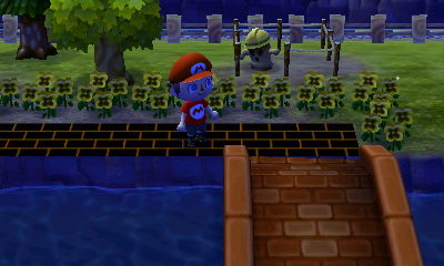 The spot I picked out for my zen bell. It's near the edge of a cliff and close to my brick bridge.