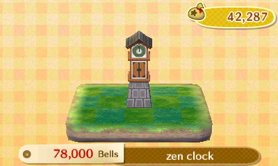 Zen clock: 78,000 bells.