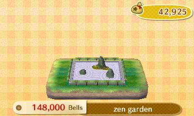 Zen garden PWP: 148,000 bells.