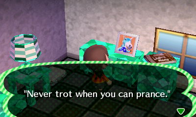 Quote on Julian's pic: Never trot when you can prance.