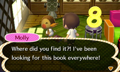 Molly: Where did you find it?! I've been looking for this book everywhere!
