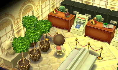 A bank vault in the dream town of Pastelia.
