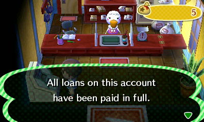 All loans on this account have been paid in full.