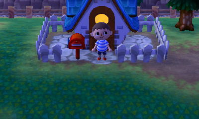 My newly upgraded house, as seen from the outside.