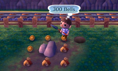 The 16,100 bells I got from today's money rock!