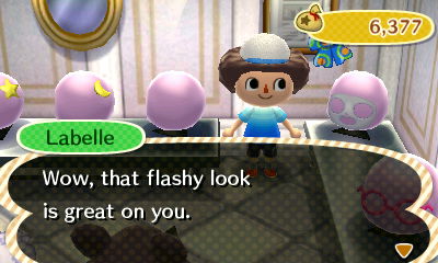 Labelle: Wow, that flashy look is great on you.