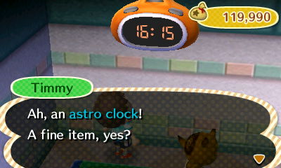 Timmy: Ah, an astro clock! A fine item, yes?