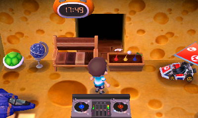 Furniture blocked the entrance to my back room.