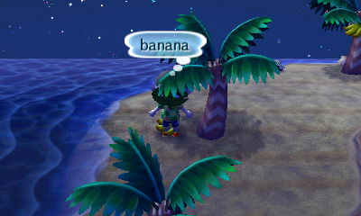A banana on my island!