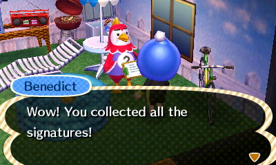 Benedict: Wow! You collected all the signatures!