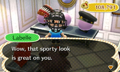 Labelle: Wow, that sporty look is great on you.