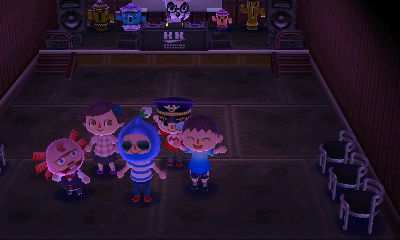 The four of us dancing with Shrunk at Club LOL.