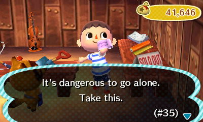 It's dangerous to go alone. Take this. (#35)