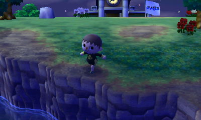 Cliff diving, part 1: Me about to jump off the cliff.