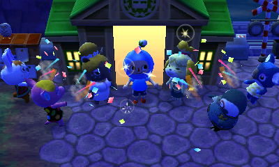 The completion ceremony for the Dream Suite. Luna showed up for the party.