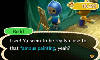 Redd: I see! Ya seem to be really close to that famous painting, yeah?
