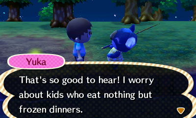 Yuka: That's so good to hear! I worry about kids who eat nothing but frozen dinners.