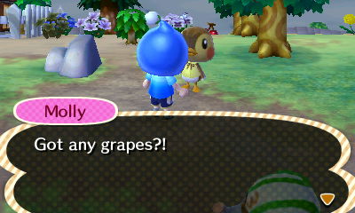 Molly: Got any grapes?!