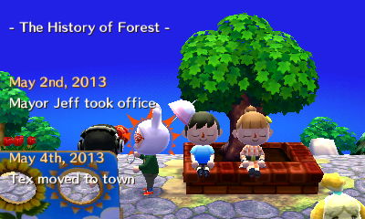 -The History of Forest- May 2nd, 2013: Mayor Jeff took office. May 4th, 2013: Tex moved to town.