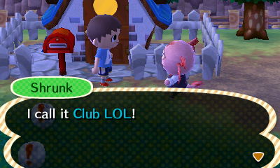 Shrunk: I call it Club LOL!
