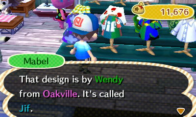 Mabel: That design is by Wendy from Oakville. It's called Jif.