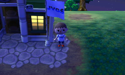 The JVGS logo as my town flag.